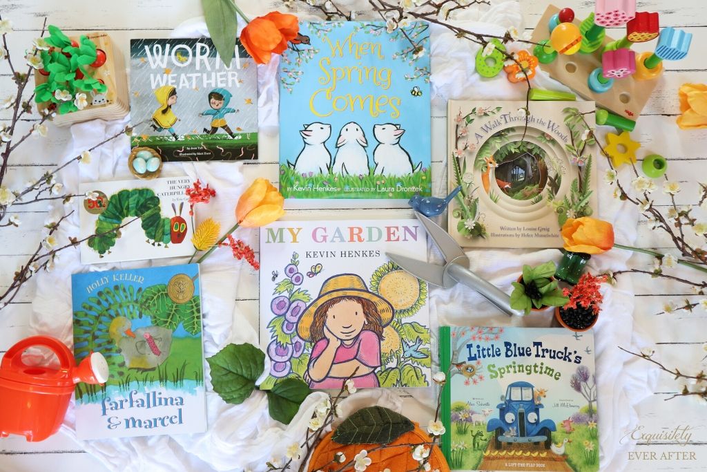 Signs of Spring Exquisitely Ever After Podcast Episode 2 Springtime Picture Books